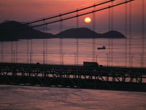 瀬戸大橋　Seto Ohashi Bridge